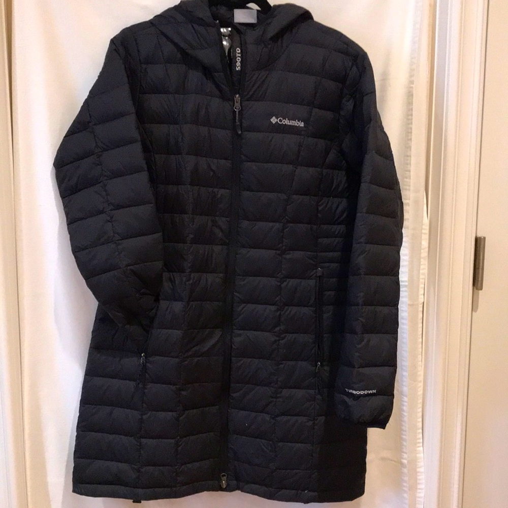 Columbia puffer jacket with hood